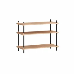 Shelving System classic hylla Ek-black 86x65x35 cm S.65.1.A