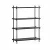 Shelving System classic hylla Black 86x115x35 cm S.115.1.A