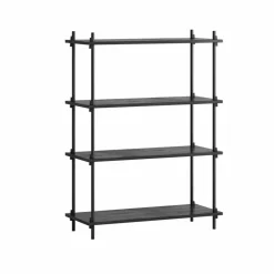 Shelving System classic hylla Black 86x115x35 cm S.115.1.A