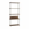 Shelving System classic hylla Rökt ek-warm grey 86x200x35 cm S.200.1.A
