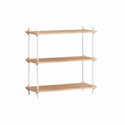 Shelving System classic hylla Ek-white 86x85x35 cm S.85.1.A
