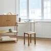 Shelving System hylla med skåp Ek-white 163x85x35 cm S.85.2.C