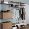 Shelving System hylla med skåp Ek-warm grey 163x85x35 cm S.85.2.C