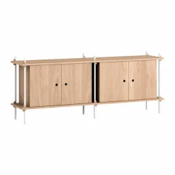 Shelving System sideboard Ek-white 163x65x35 cm S.65.2.D