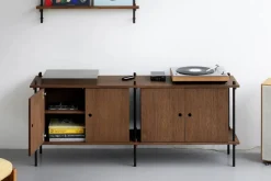 Shelving System sideboard Rökt ek-black 163x65x35 cm S.65.2.D