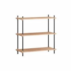Shelving System classic hylla Ek-black 86x85x35 cm S.85.1.A