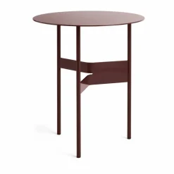 Shim coffee table sidobord Ø45 cm Bordeaux