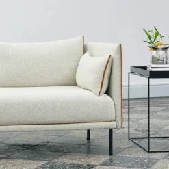 Silhouette 2-sits soffa Linara 142 cognac-kromben