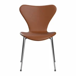 Sjuan 3107 helklädd stol Essential walnut leather-chrome