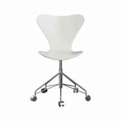 Sjuan 3117 kontorsstol hårda hjul Coloured ash white-chrome