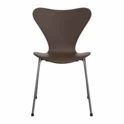 Sjuan 3107 stol Brown-rostfritt stål