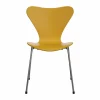 Sjuan 3107 stol Yellow-rostfritt stål