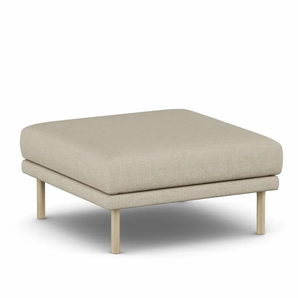 Sjövik fotpall Bern Beige 0341-vitoljad ek