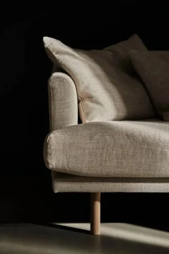 Sjövik soffa Bern Beige 0341-vitoljad ek 2 5-sits