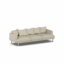 Sjövik soffa Bern Beige 0341-vitoljad ek 3 5-sits