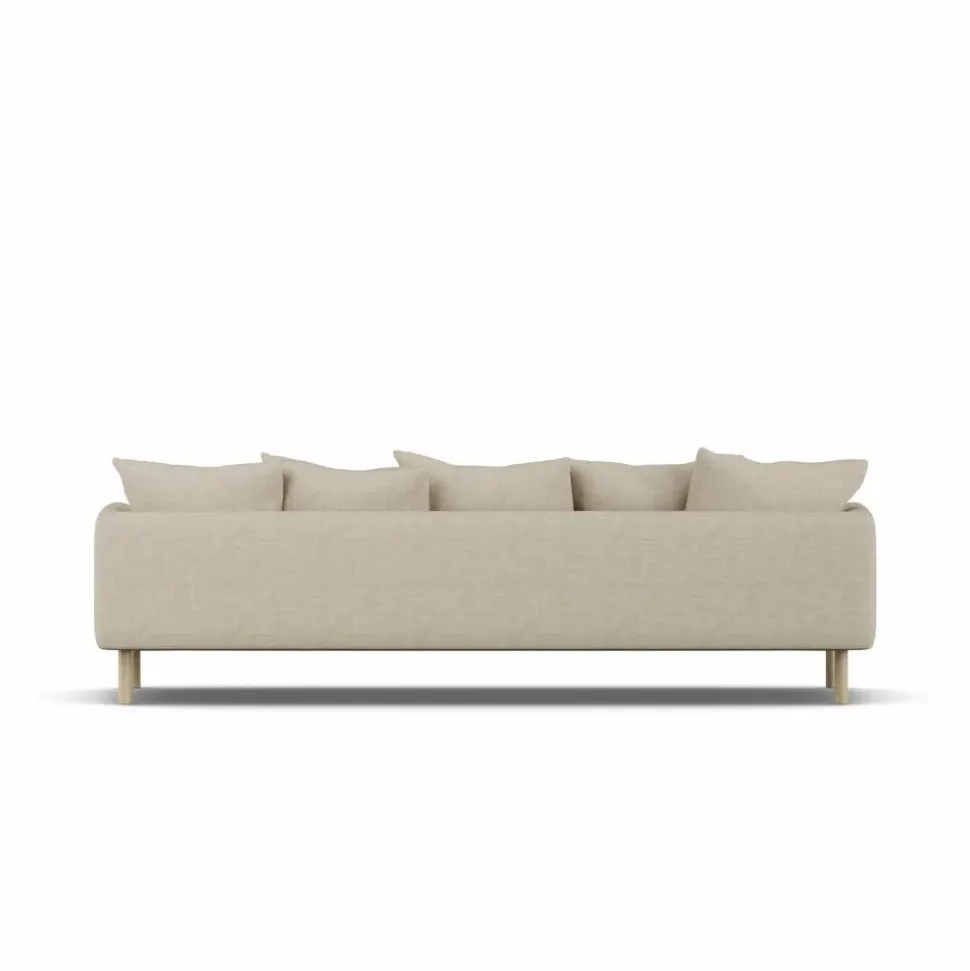 Sjövik soffa Bern Beige 0341-vitoljad ek 3 5-sits