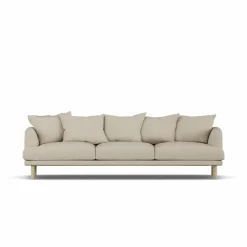 Sjövik soffa Bern Beige 0341-vitoljad ek 3 5-sits