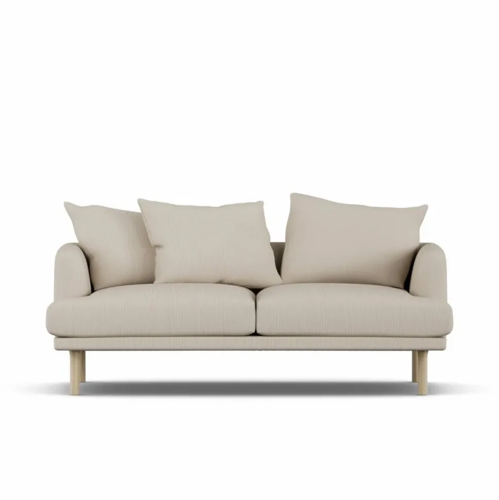 Sjövik soffa Jump Beige 1956-vitoljad ek 2 5-sits