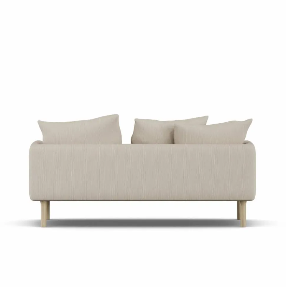 Sjövik soffa Jump Beige 1956-vitoljad ek 2 5-sits