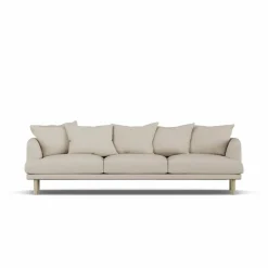 Sjövik soffa Jump Beige 1956-vitoljad ek 3 5-sits