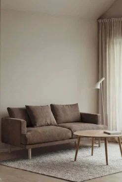 Sjövik soffa Jump Brown 1955-vitoljad ek 2 5-sits