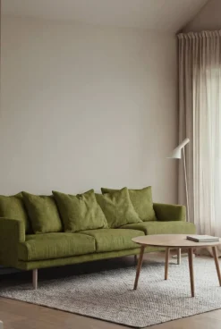 Sjövik soffa Luiza Green 3975-vitoljad ek 3 5-sits