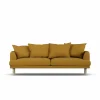 Sjövik soffa Luiza Mustard 3972-vitoljad ek 3-sits