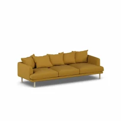 Sjövik soffa Luiza Mustard 3972-vitoljad ek 3 5-sits