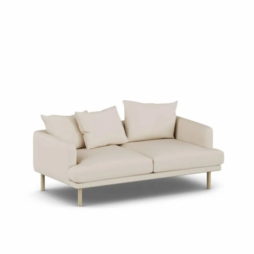Sjövik soffa Same Beige 6670-vitoljad ek 2 5-sits