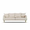 Sjövik soffa Same Beige 6670-vitoljad ek 3-sits