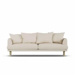 Sjövik soffa Same Beige 6670-vitoljad ek 3-sits