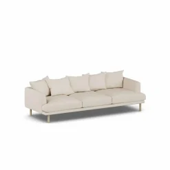 Sjövik soffa Same Beige 6670-vitoljad ek 3 5-sits