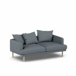 Sjövik soffa Same Blue 6678-vitoljad ek 2 5-sits