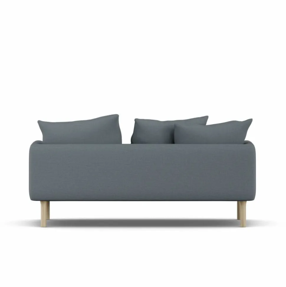 Sjövik soffa Same Blue 6678-vitoljad ek 2 5-sits