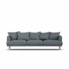 Sjövik soffa Same Blue 6678-vitoljad ek 3 5-sits