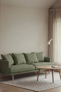 Sjövik soffa Same Forest 6677 -vitoljad ek 3-sits