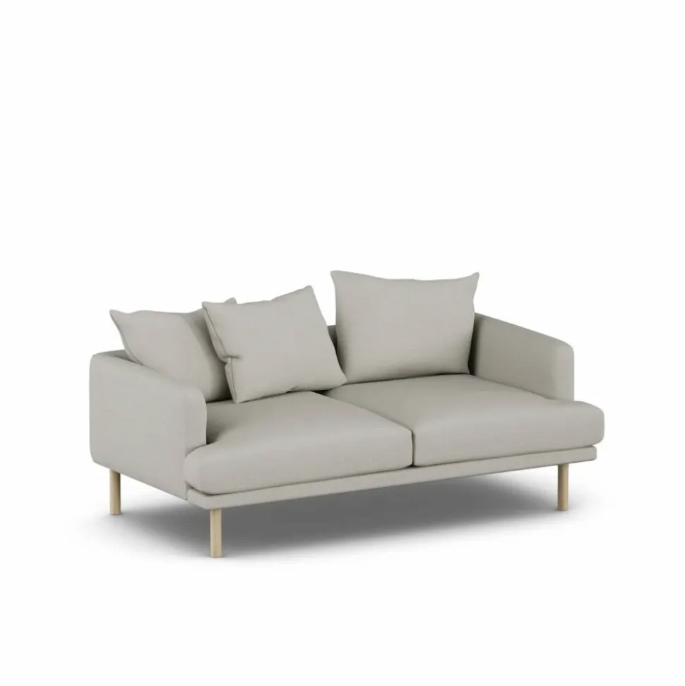 Sjövik soffa Same Grey 6673-vitoljad ek 2 5-sits