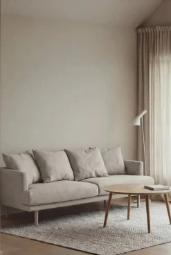 Sjövik soffa Same Grey 6673-vitoljad ek 3-sits