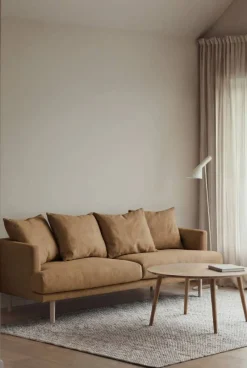 Sjövik soffa Same Ochre 6676-vitoljad ek 3-sits