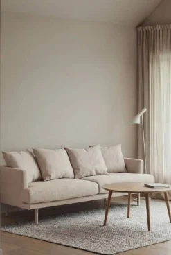 Sjövik soffa Same Off White 6671-vitoljad ek 3-sits