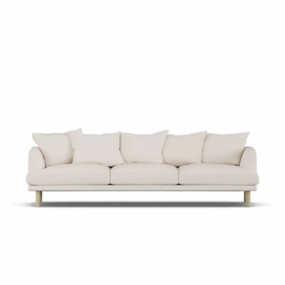 Sjövik soffa Same Off White 6671-vitoljad ek 3 5-sits