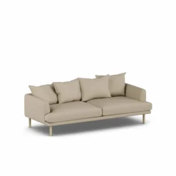 Sjövik soffa Same Sand 6672-vitoljad ek 3-sits