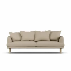 Sjövik soffa Same Sand 6672-vitoljad ek 3-sits