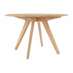 Slab runt bord large Ø120 cm Natural
