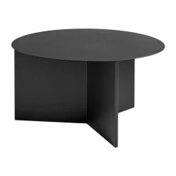 Slit soffbord Ø65 cm Black