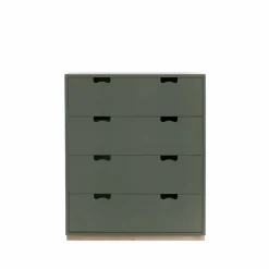 Snö A byrå green khaki björksockel