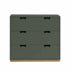 Snö A3 byrå green khaki eksockel