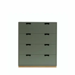 Snö A byrå green khaki eksockel