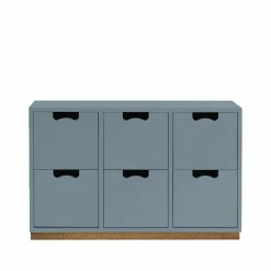 Snö B2 byrå nordic blue eksockel