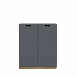 Snö E skåp storm grey eksockel täckta dörrar dj.42 cm